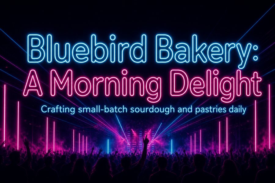 Title slide in the Neon Night look