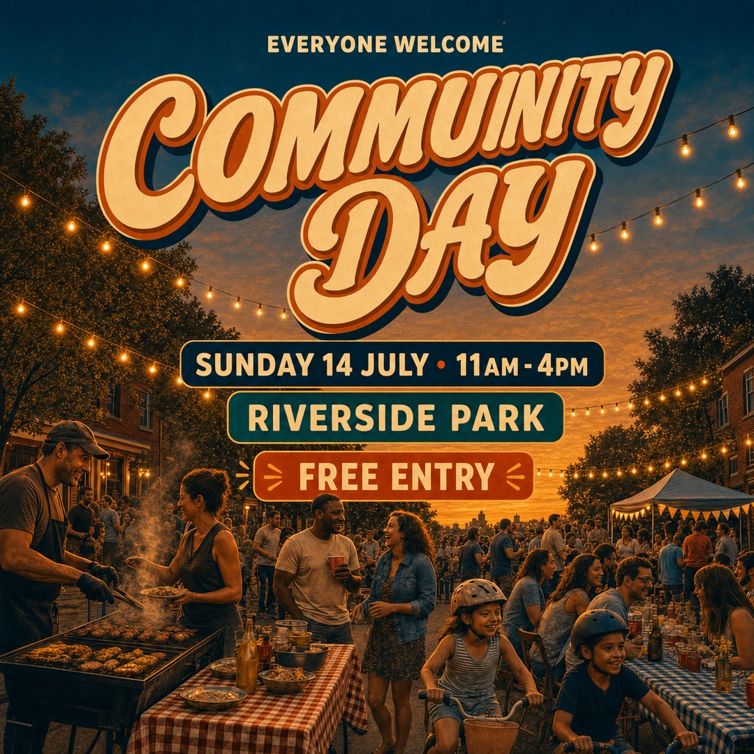 Instagram post made from A community block party