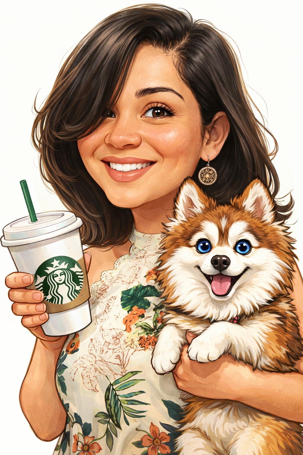 Reference: A watercolour portrait