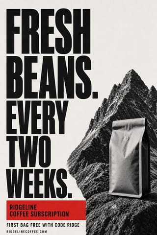 Bold Editorial — flyer