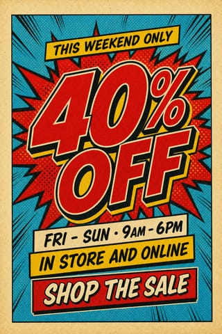 Comic Blast — flyer