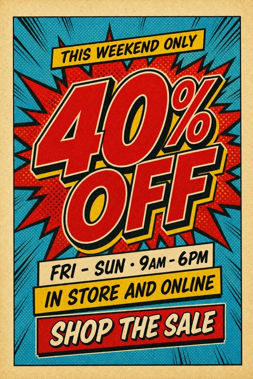 Comic Blast — Flyer