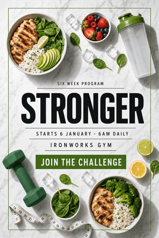 Fresh Flatlay — flyer