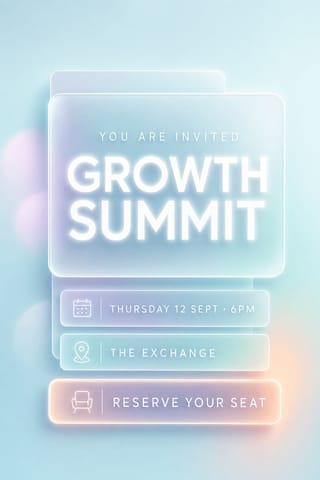 Frosted Glass — flyer