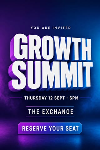 Glossy Launch — flyer
