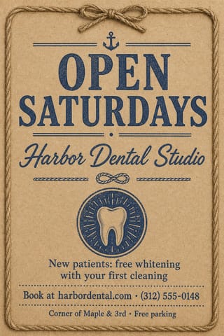 Kraft Craft — flyer