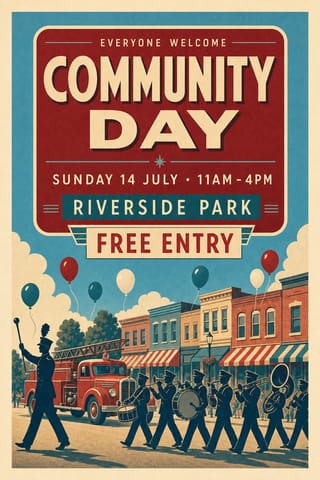 Parade Litho — flyer