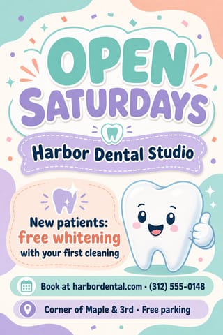 Pastel Playful — flyer