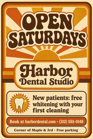 Retro 70s — flyer