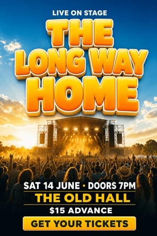 Stage Lights — flyer