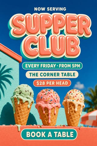 Sunny Pop — flyer
